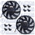 Eletroventilador Universal 9 Polegadas 24v 80w Soprante - 2 Unidades - comprar online