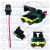 Conector 2 Vias Resistência Eletroventilador Volkswagen Gol G5 G6 Saveiro Voyage - Rainha das Sete