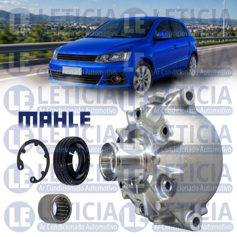 Tampa Dianteira E Rolamento Agulha E Selo Vedação Compressor Cvc Volkswagen Gol G5 - 3 Unidades - Leticia Ar Condicionado
