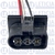 Conector 3 Vias Resistência Eletroventilador Volkswagen Gol G5 G6 Saveiro Voyage - Leticia Ar Condicionado - Barra do Garças - MT