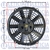 Eletroventilador Universal 9 Polegadas 12v 80w Aspirante - 2 Unidades na internet