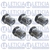 Niple 6mm 8mm 10mm Oring Rosca Alumínio - 15 Unidades - Leticia Ar Condicionado na internet