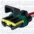 Conector 2 Vias Resistência Eletroventilador Volkswagen Gol G5 G6 Saveiro Voyage - comprar online