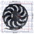 Eletroventilador Universal 12 Polegadas 24v 80w Soprante na internet
