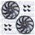 Eletroventilador Universal 9 Polegadas 24v 80w Soprante - 2 Unidades - Leticia Ar Condicionado - Barra do Garças - MT