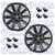 Eletroventilador Universal 9 Polegadas 12v 80w Aspirante - 2 Unidades - Leticia Ar Condicionado - Barra do Garças - MT