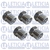 Niple 6mm 8mm 10mm Oring Rosca Alumínio - 15 Unidades - Leticia Ar Condicionado - loja online