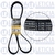 Correia Alternador E Ar Condicionado Mercedes Benz Sprinter 416 516 2020 Até 2022 - 2 Unidades - loja online