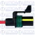 Conector 2 Vias Resistência Eletroventilador Volkswagen Gol G5 G6 Saveiro Voyage - Rainha das Sete - Leticia Ar Condicionado - Barra do Garças - MT