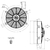 Eletroventilador 11 Polegadas 12v Aspirante - Imobras na internet