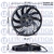 Eletroventilador Universal 9 Polegadas 12v 80w Soprante - 2 Unidades - Leticia Ar Condicionado - Barra do Garças - MT