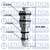 Válvula Torre Compressor Cvc Delphi E Mahle Grande 67,5mm - Mahle - comprar online