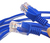 Cabo De Rede Rj45 3 Mts Ethernet Patch Cord Cat5 Azul 10 Pçs - Ponto da Segurança Eletrônica