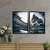 Kit Quadro Decorativo Arquitetura Prédio Espelhado
