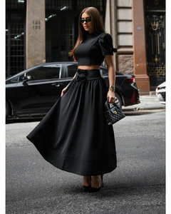 Conjunto de Crepe Preto Isabella Preto