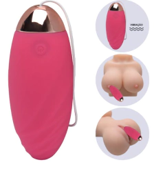 VIBRADOR CAPSULA AVELUDADO COM CONTROLE RECARREGÁVEL - Love Boutique Sensual