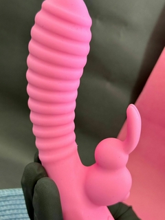 Vibrador Rabbit Texturizado com Estimulador - comprar online
