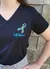 Camiseta Feminina Bordado Autismo na internet