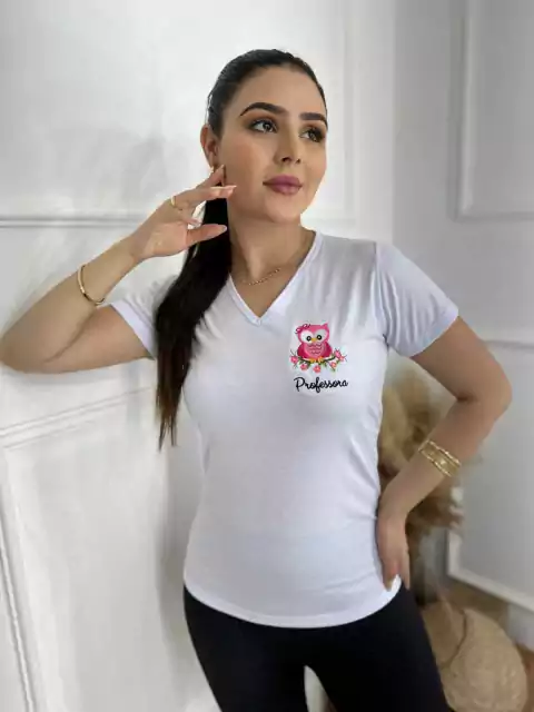 Imagem do Camiseta Feminina Coruja Professora