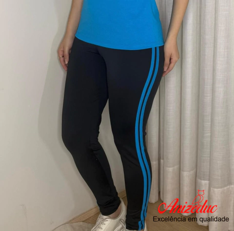 Imagem do Calça Legging de Suplex Poliamida Zero Transparência Professores Pedagogos Uniformes