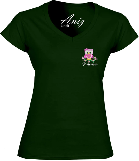 Camiseta Feminina Coruja Professora