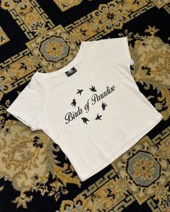BBY TEE BIRDS WHITE