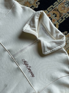 HALFZIP REGULAR BEIGE - comprar online