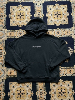 BLACK BASIC HOODIE