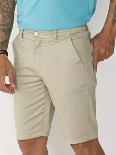 Bermuda Masculina Slim em Lycra Areia New DLZ Areia - comprar online
