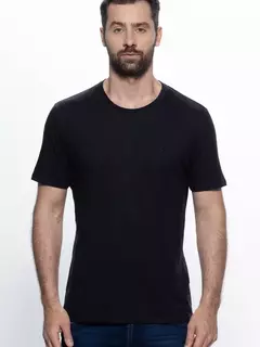 Camiseta Masculina Regular Manga Curta DLZ Preto
