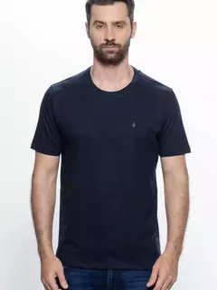 Camiseta Masculina Regular Manga Curta DLZ Azul Marinho