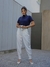 Imagem do Calça Feminina Alfaiataria Modelagem Cenoura Cintura Alta