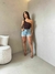 Short Jeans Feminino Cintura Mom Alta Casual - comprar online