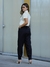 Imagem do Calça Feminina Alfaiataria Modelagem Cenoura Cintura Alta