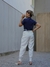 Calça Feminina Alfaiataria Modelagem Cenoura Cintura Alta - Shop CBS