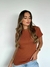Tshirt Feminina Ribana Canelada Premium Moda Casual - loja online