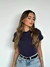 Tshirt Feminina Ribana Canelada Premium Moda Casual na internet