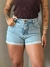 Short Jeans Feminino Cintura Mom Alta Casual - comprar online