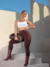Calça Legging Feminina Cintura Alta Flanelada - comprar online