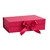 Caixa Dobrável com Fita de Cetim Pink PP 20x18,2x8cm na internet