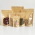 Saco Stand Up Pouch Kraft c/ Frente Transparente 14x20+4cm - Pct c/ 50