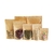 Saco Stand Up Pouch Kraft c/ Frente Transparente 10x15+3cm - Pct c/ 50 - comprar online