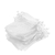 Saquinho de Organza Branco 10x15cm - Pct c/ 100 - comprar online