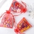 Saquinho de Organza Vermelho 9x12cm - Pct c/ 100 na internet
