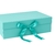 Caixa Dobrável com Fita de Cetim Tiffany PP 20x18,2x8cm - TechShed Brasil