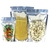 Saco Stand Up Pouch Prata c/ Frente Transparente 10x15+3cm - Pct c/ 50 - TechShed Brasil