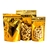 Saco Stand Up Pouch Dourado Brilhante 18x28+5cm - Pct c/ 50