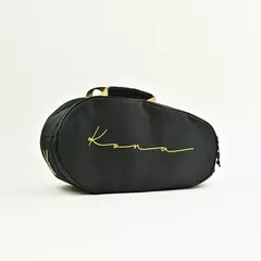 Raqueteira Basic KONA Média 2025 - Preto/Dourado - loja online