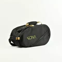 Raqueteira Basic KONA Média 2025 - Preto/Dourado - MF Store