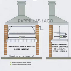 Parrilla 150 x 60 Cm Hierro Redondo - comprar online